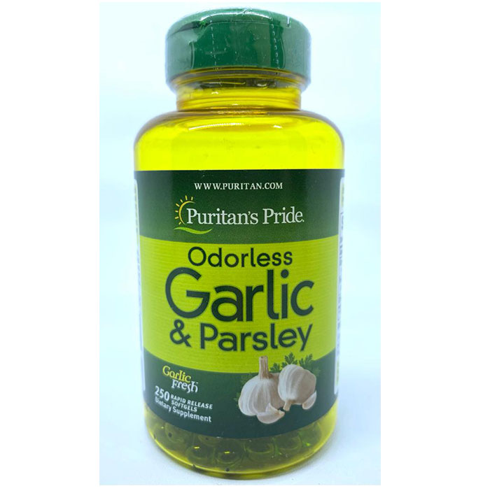 Puritan Pride   - Odorless Garlic and Parsley