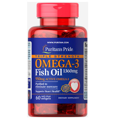 Omega 3 Fish Oil 1360 Mg - 60 Softgels