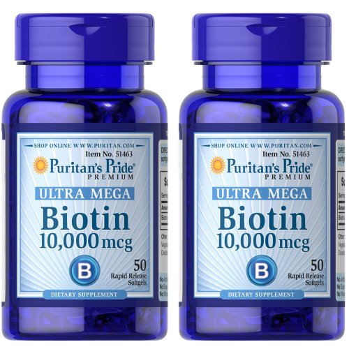 Puritan's Pride   -  Ultra Biotin 10000 mcg