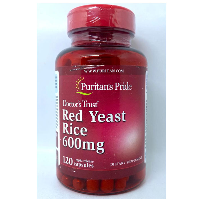 Red Yeast Rice 600 Mg - 120 Capsules