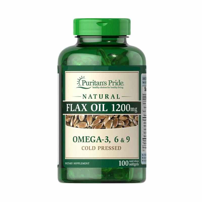 Puritan's Pride   - Natural Flax Oil 1200 mg