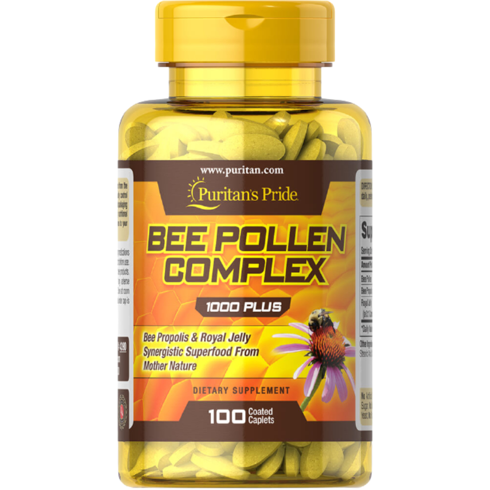 Puritan Pride   - Bee Pollen Complex 1000 Mg