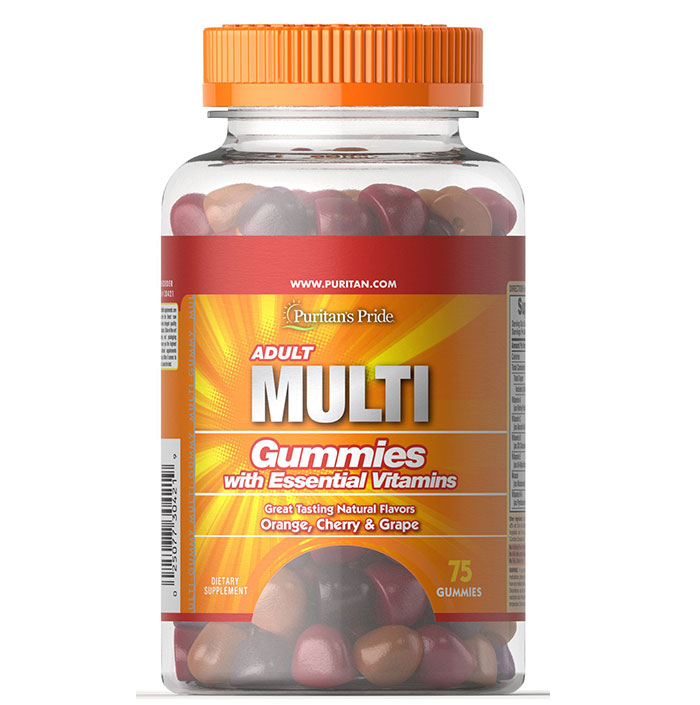 Puritan Pride   - Adult Multivitamin Gummy 75 Gummies