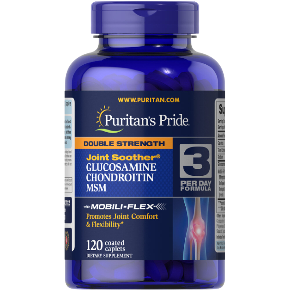 Puritan's Pride   - Double Glucosamine, Chondroitin & MSM 120 Caplets