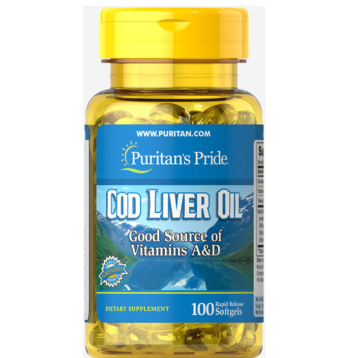 Cod Liver Oil 415 Mg 100 Softgel