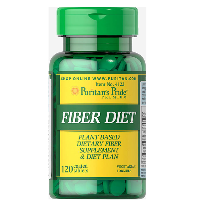 Puritan Pride   - Fiber Diet 120 Tablets