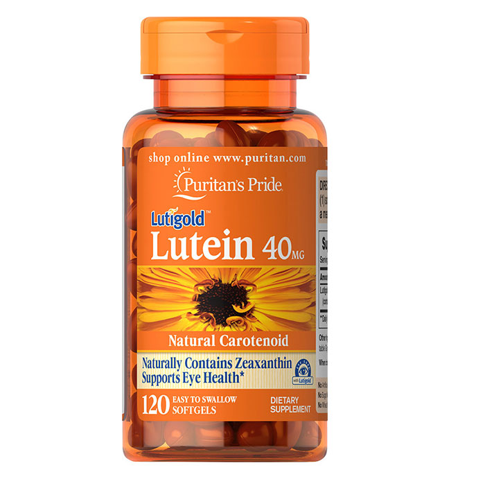 Puritan Pride   - Lutein 40 Mg with Zeaxanthin - 120 Softgels