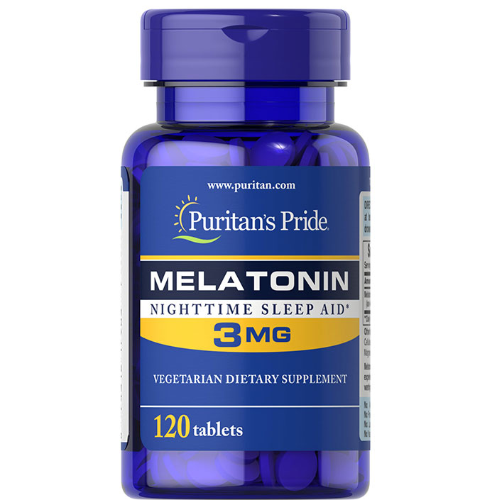 Puritan Pride   - Melatonin 3 Mg - 120 Tablets