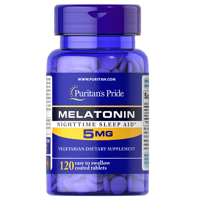 Puritan Pride   - Melatonin 5 Mg - 120 Tablets 